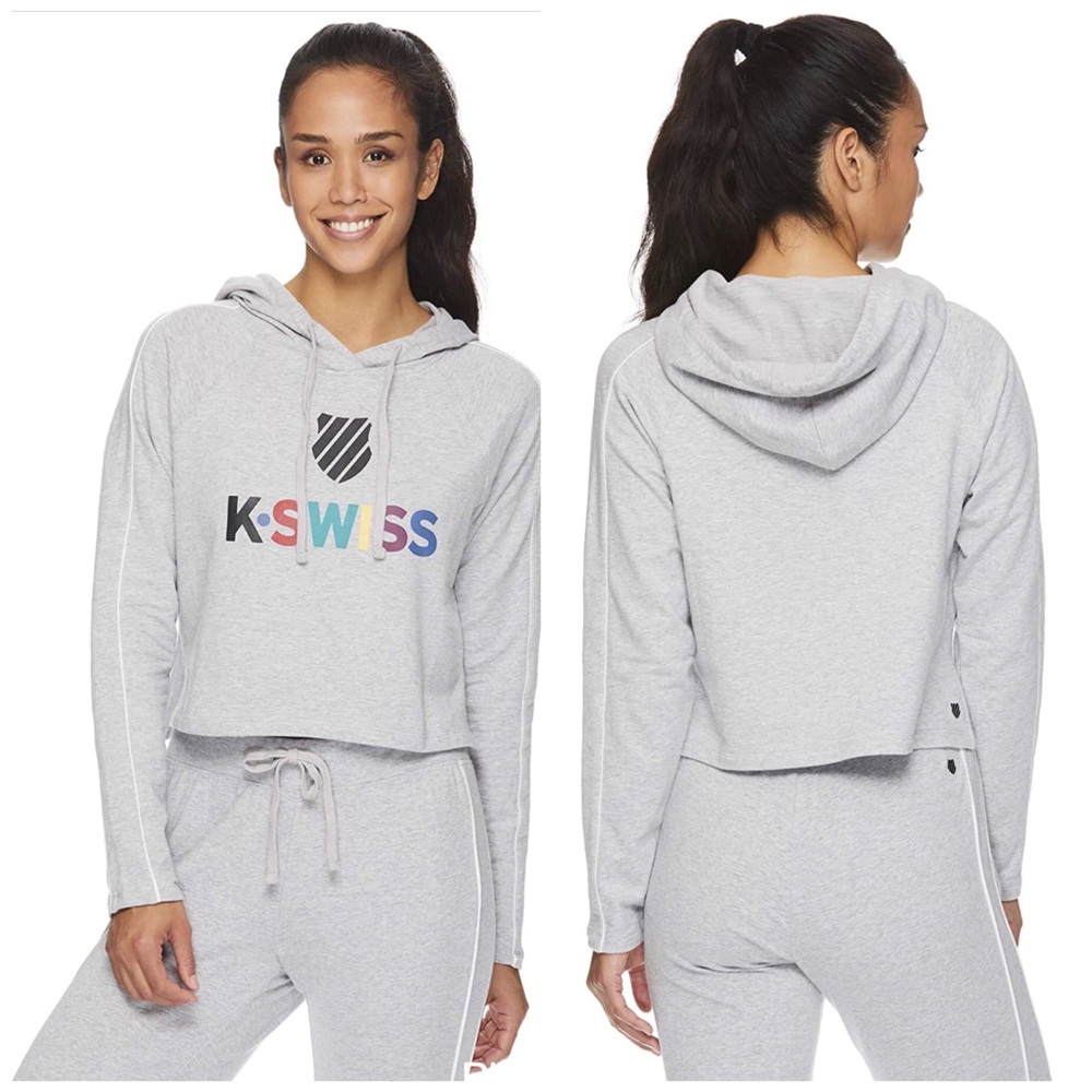 (NWT)K . SWISS Sweatshirt With Hoodie
